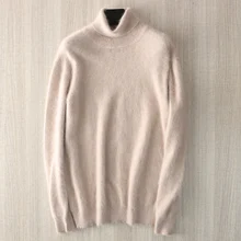 

Mink Cashmere Knitted Sweaters Hot Sale Soft Turtleneck Winter Thick Warm Jumpers 8Colors Men Sweater Man Jumpers 100%