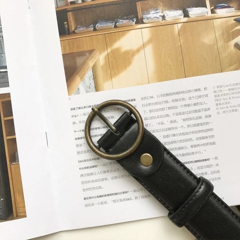 Женский ремень кольцо в стиле ретро В Корейском Тип Универсальный Студенческая