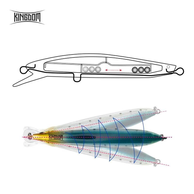 Kingdom рыболовные приманки для моря Jerkbaits гольян морской 120 мм/23 г, 130 мм/30 г плавающая искусственная приманка хорошее действие воблеры твердая приманка