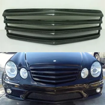 

Use For Benz E-class W211 Racing Grills 2007--2009 Year E63 AMG Sedan Carbon Fibre Front Center Grill Cover Accessorie Body Kit