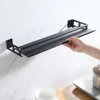 Kitchen Organizer Wall Mount Storage Rack Punch-free Metal Spice Jar Rack Cabinet Shelf Kitchen Storage Holder 5