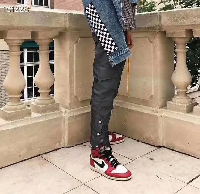 19SS rhude брюки карго Нейлон Большие карманы 1:1 высокое качество бегунов rhude спортивные брюки Мужские Jogger Army RHUDE брюки