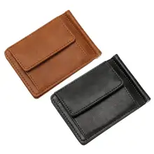 Ретро воловья кожа мужские доллар США зажим для денег магический бумажник для кредитных карт бумажник чехол