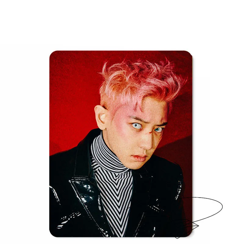 EXO альбом Obsession коврик для мыши игровой коврик настольный декор фото XIUMIN SUHO LAY BAEKHYUN CHEN CHANYEOL KAI