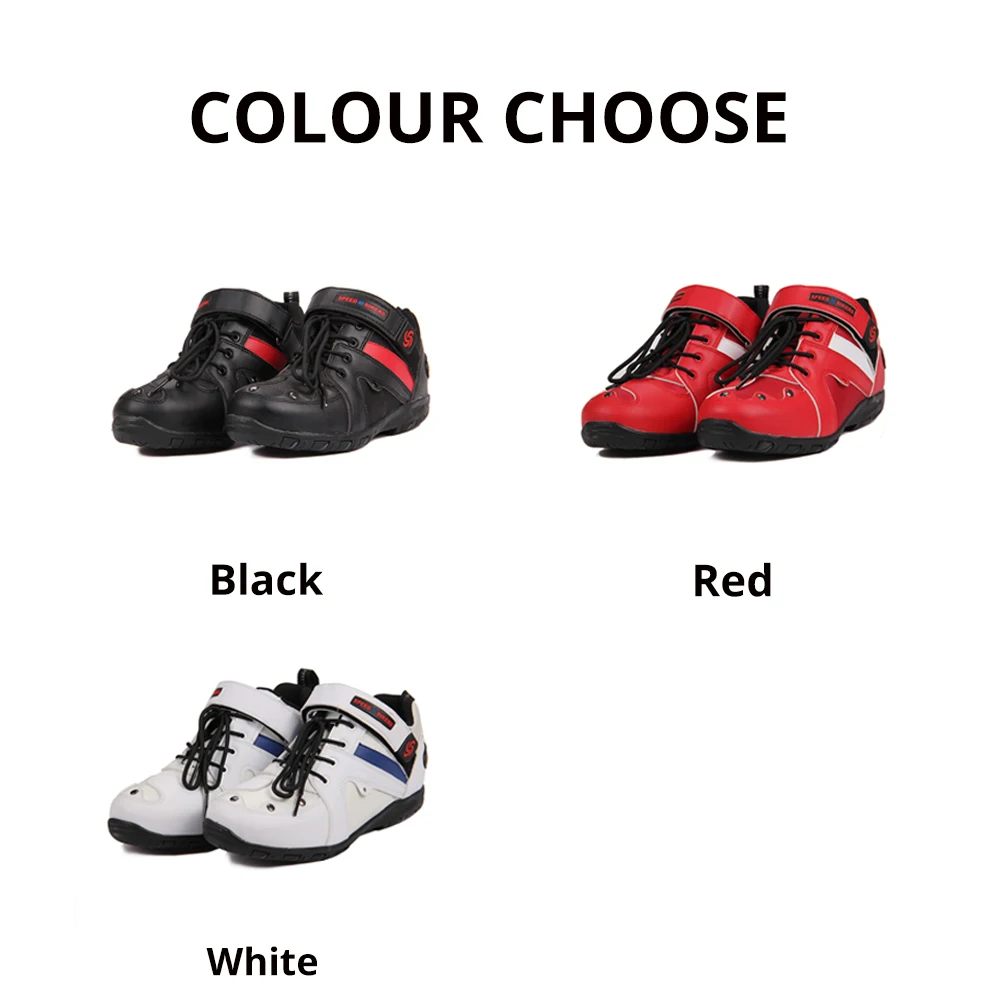 PRO-BIKER Motocross Riding Boots Men Motorcycle Boots Motorbike Dirt Bike Racing Moto Boots Motorcycle Protctor Shoes 3 Colour