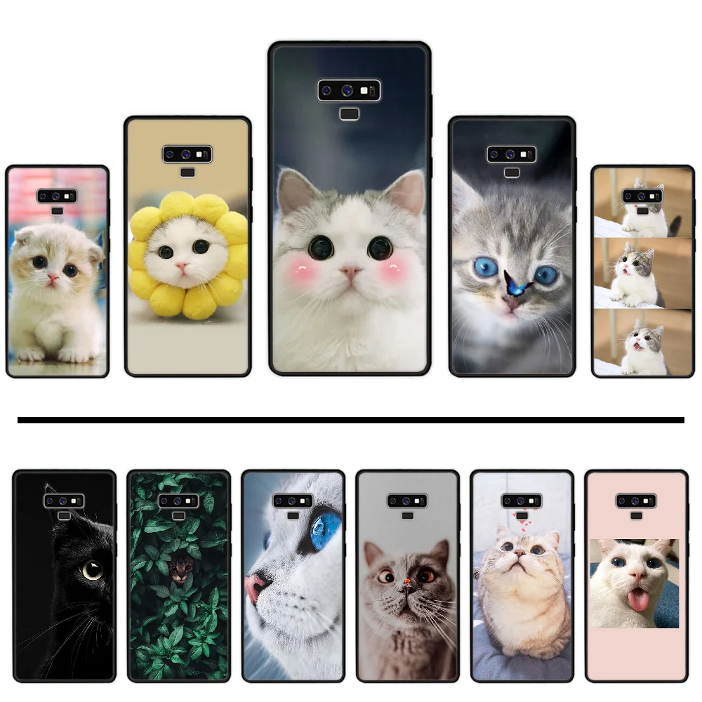 Чехол для телефона с единорогом и кошкой высококачественный чехол Samsung Galaxy S8 S9 S10