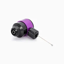 Новое поступление фиолетовая ротационная татуировочная машина с 32 мм картриджем Регулировка Татуировки Ручка для татуировки Liner Shader