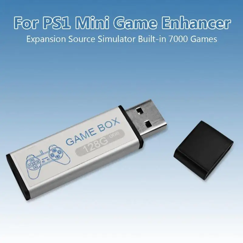 128G набор для расширения игр встроенные 7000 игры для PS1 мини DN игровая коробка аксессуары усилитель источник симулятор Crackhead пакет