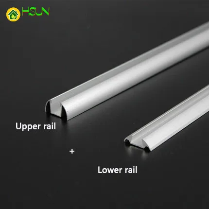 1 комплект направляющая для движущихся дверей без канавки | Обустройство дома