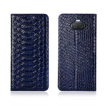 

Natural leather mobile phone cases credit card slot holder for Sony Xperia 10 Plus case for Sony Xperia 10 phone cover funda