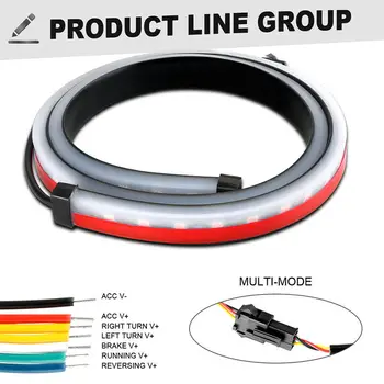 

1Piece 7 Color Truck LED Rear Third Brake Light DRL Warning Turn Signal Lamp Waterproof For All Most Cars