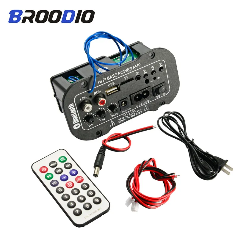 Автомобильный цифровой усилитель Bluetooth плата 25 Вт аудио усилители с USB dac FM-радио