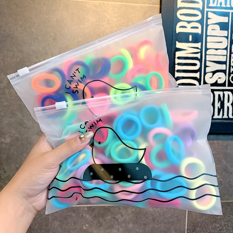 

50/100 Pcs Ponytail Holder Children Hair Bands Nylon Girls Colorful Small Elastic Bands Rings Hair Accesories Headwear Hairband