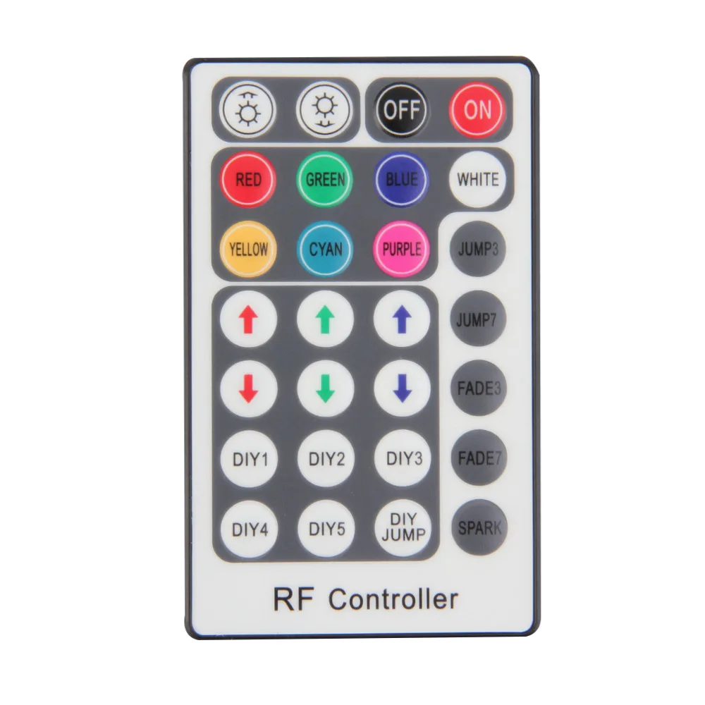 Светильник ing аксессуары rgb контроллер RF беспроводной пульт дистанционного управления 28 клавиш 12-24 В 3 канала светодиодный контроллер для RGB светодиодный светильник