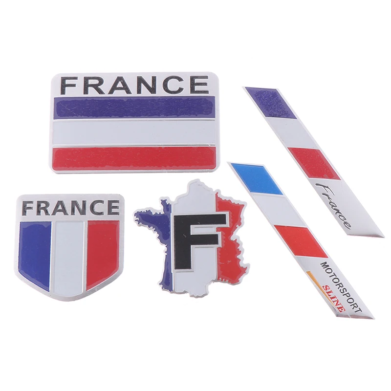 

Decals Car-Styling For Peugeot 307 206 207 Citroen Renault DS C2 C3 Car Styling 3D Aluminum France Flag Emblem Badge Car Sticker