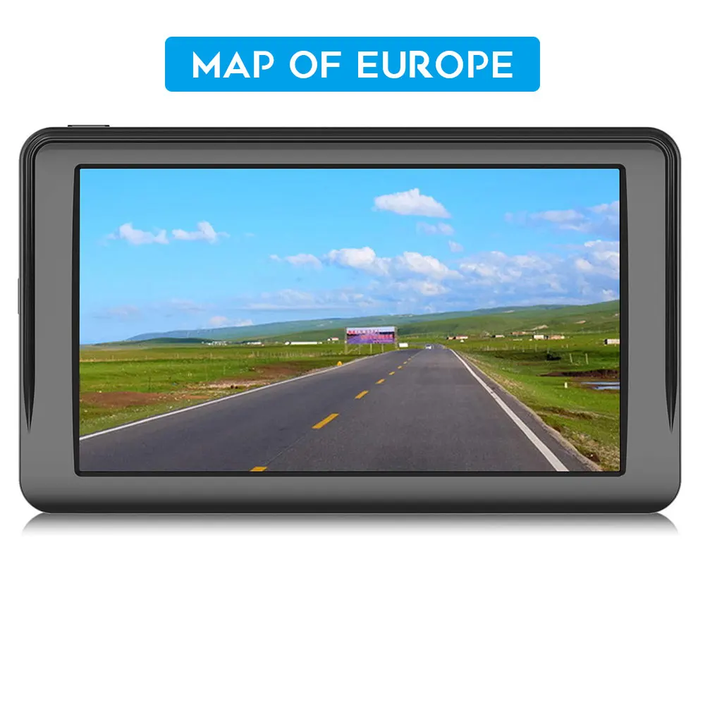 Vehemo 7 дюймов поддержка для национальных языков навигатор HD gps FM излучения система