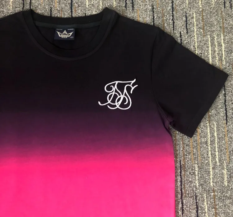 Летние Стильные мужские футболки, новинка, Sik Silk Kanye West, удлиненная футболка, мужские летние удлиненные футболки с изогнутым подолом