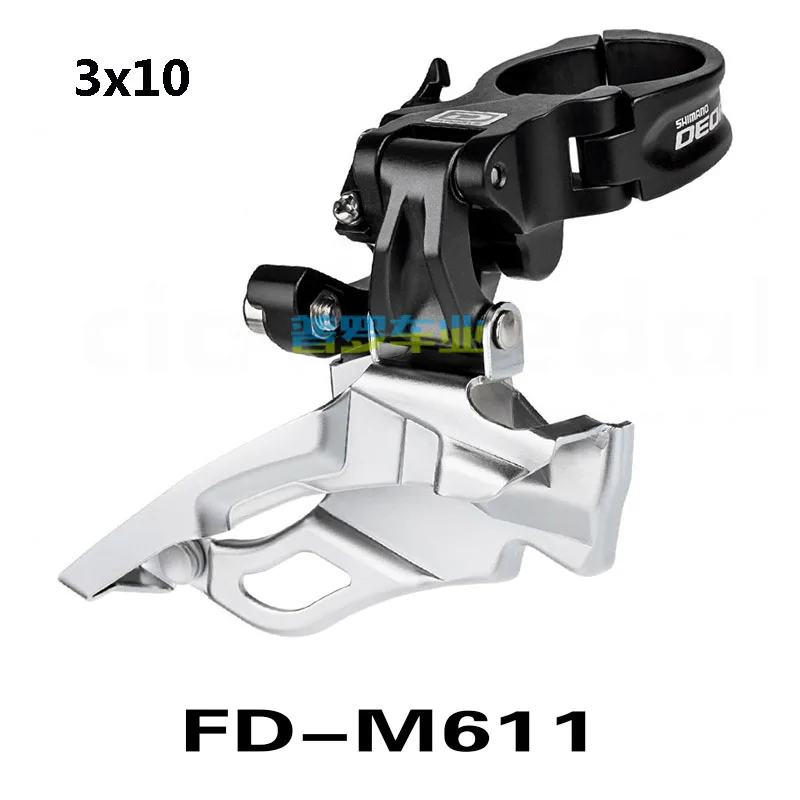 FD-M610/M611 передний переключатель MTB горный велосипед SHIMANO DEORE части велосипеда 3x10S 30S скорость - Цвет: M611 Hem