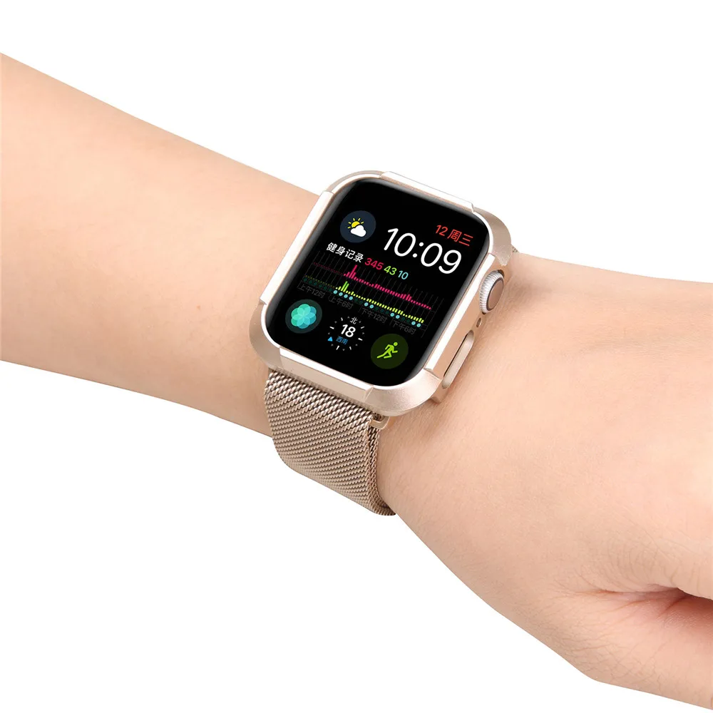 Высокое качество протектор для часов аксессуары для Apple Watch 5 4 Чехол 40 мм 44 мм PC Рамка чехол бампер для iWatch серии 5 4