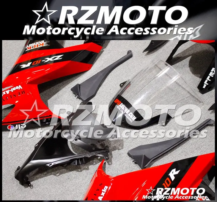 ABS мотоцикл обтекатель комплект для KAWASAKI ZX-10R 2008-2010 год кузов литьевая форма Магазин № 2242