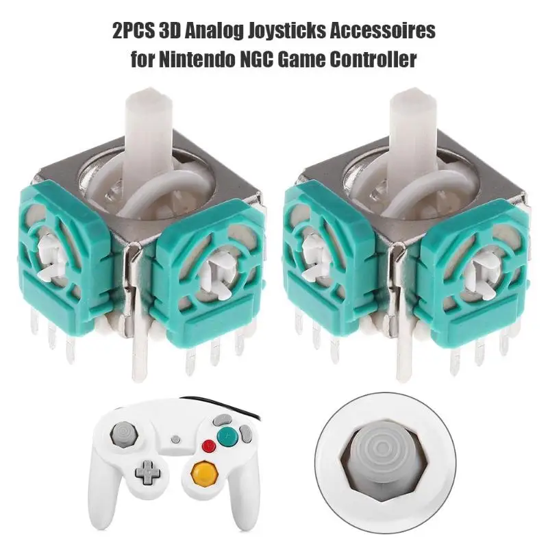 2шт 3D аналоговый модуль датчика палка для NGC Gamecube контроллер игровой автомат аксессуары замена рождественские подарки
