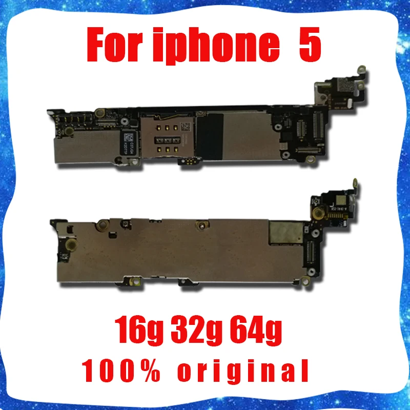 

Full Unlocked for iphone 5 Motherboard,100% Original Disassemble for iphone 5 5g Logic board with IOS System