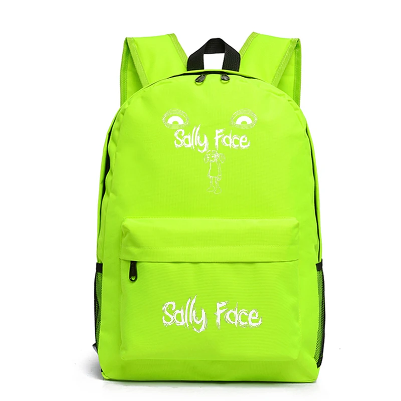 12 Высокое качество Sally Face рюкзак для учеников, мальчиков и девочек обратно в школьный подарок сумки Мода Холст Путешествия Mochila для мужчин и женщин подростков - Цвет: 12