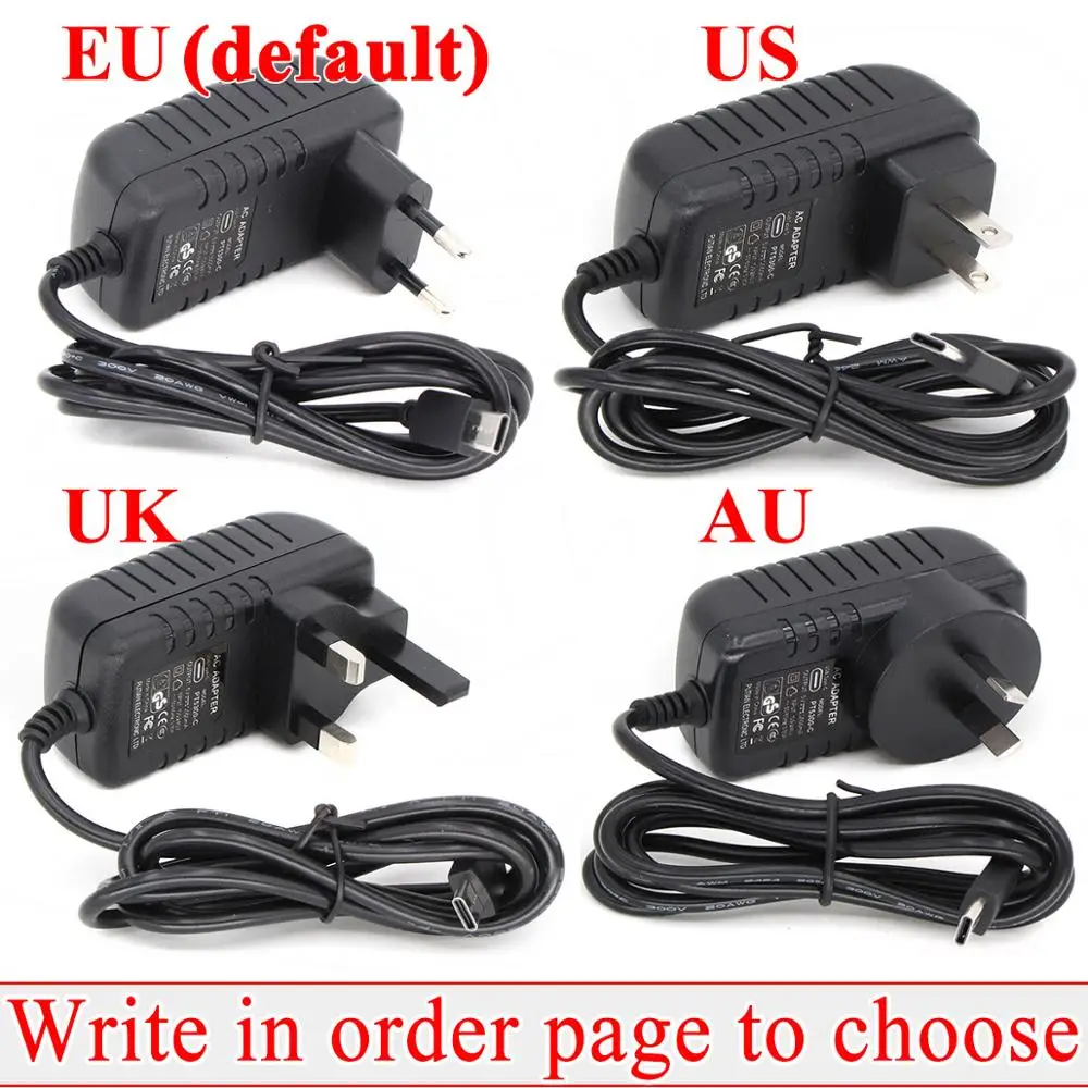 Оригинальная модель Raspberry Pi 4B PI 4B 1 ГБ/2 ГБ/4 Гб комплект: плата+ теплоотвод+ адаптер питания+ чехол+ 32 Гб SD+ HDMI кабель