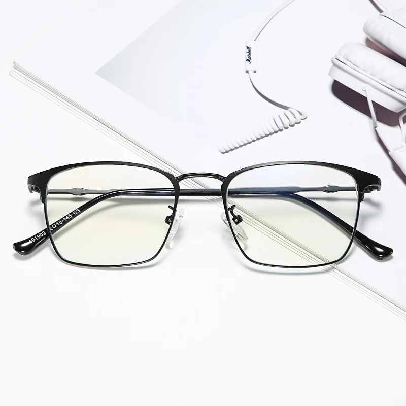 

New Anti-UV UV400 Blue Light Glasses Anti Blue Rays Radiation Blocking Glasses Men Women Computer Goggles Flat Mirror Eyeglasses