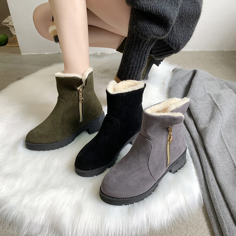 Bootee/ женские ботинки Martins; женские резиновые ботинки на не сужающемся книзу массивном каблуке; женские ботинки на низком каблуке со шнуровкой с круглым носком