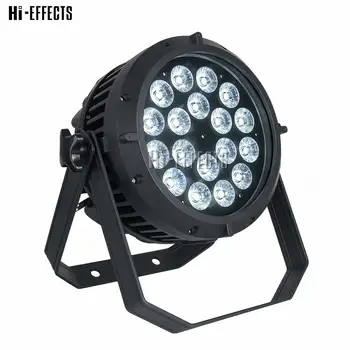 

6pcs/lot Dj Par Light 18*18W Waterproof LED Par Uplight RGBWA+UV 6in1 Par cans for wedding DMX Control Stage Lighting Effect