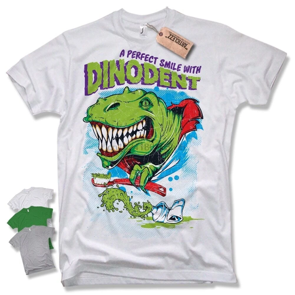 Футболка-Dino-Trash хлопок Различные цвета размер s m l xl XXL |
