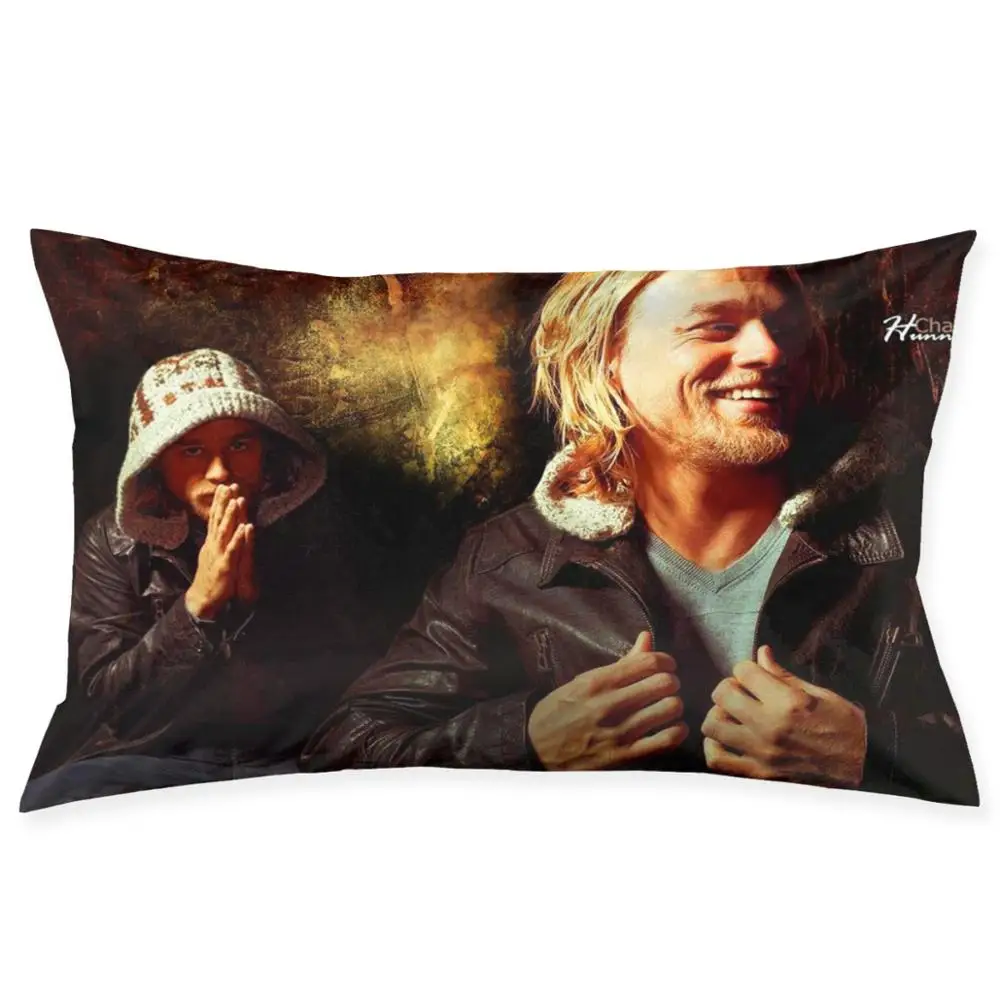 Charlie Hunnam Fashionable pillowcase and rectangular decorative 20 &quotx30&quot | Дом и сад