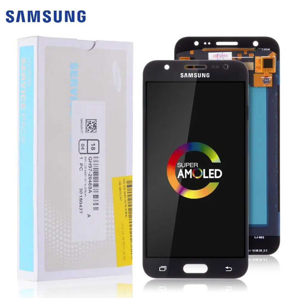 AMOLED Дисплей для SAMSUNG Galaxy J5 2015 J500 J500H J500FN J500F J500M SM-J500 LCD