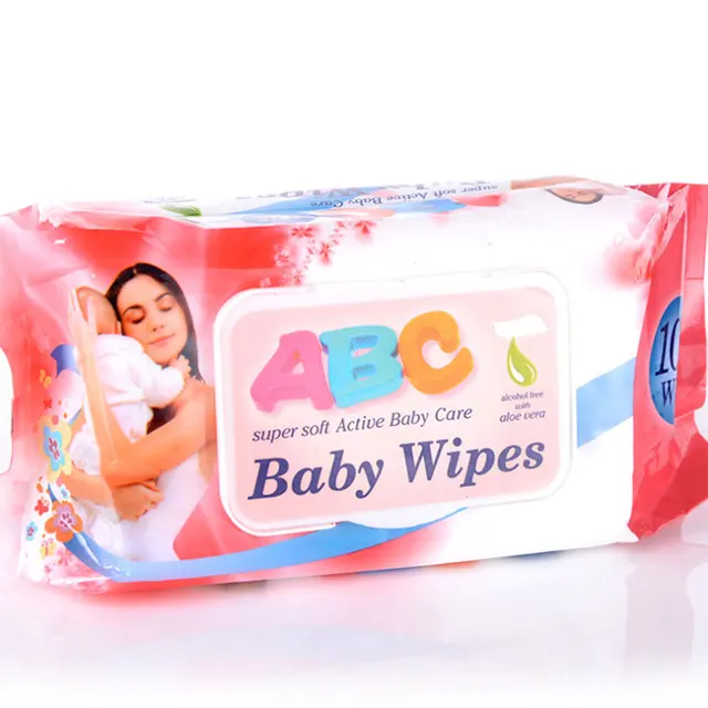 100pcs/pack baby gently sensitive wet wipes for hands portable thicken wet tissues reusable lid outdoor cleaning wet paper