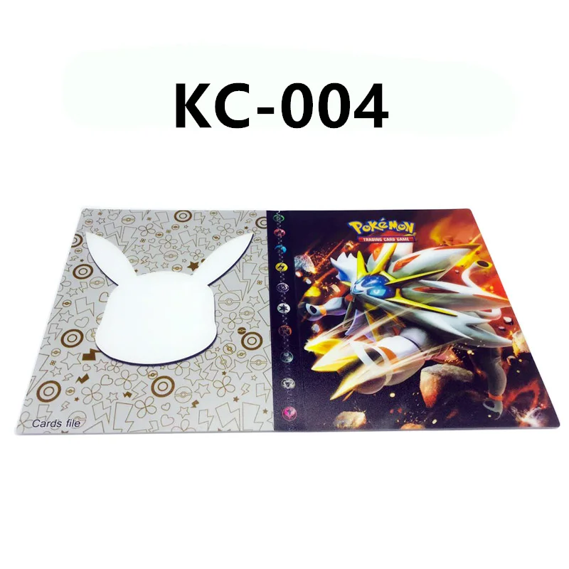 KC-004 240 шт. держатель Альбом 24 стиля Покемон карты Альбом Книга мультфильм аниме карманный монстр игрушка Пикачу для детей подарок - Цвет: KC-004