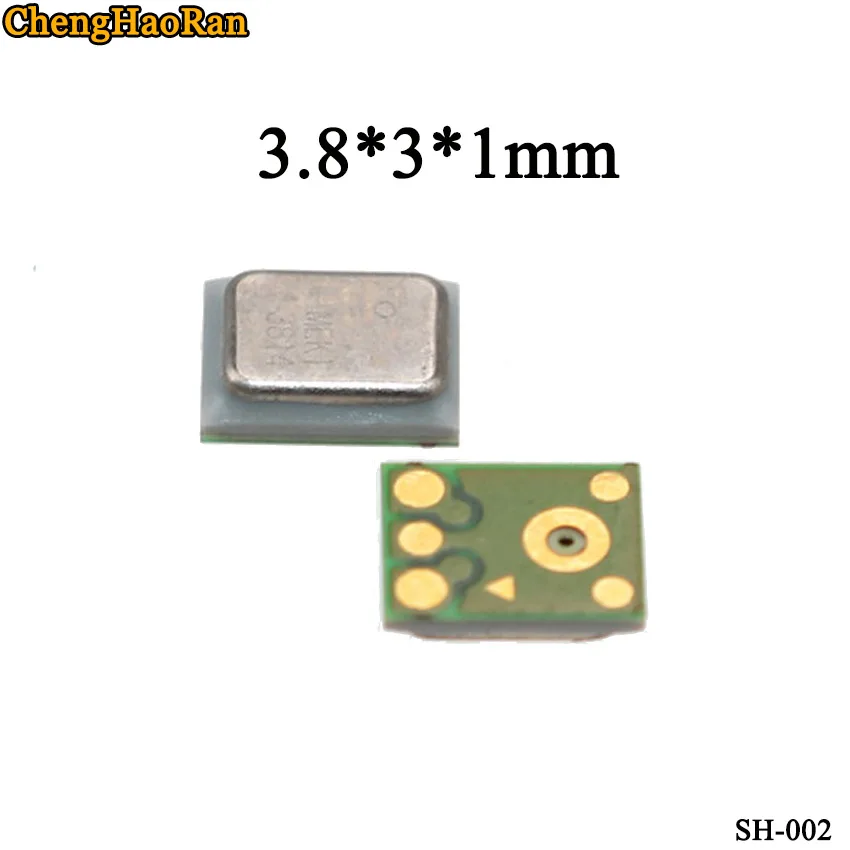 ChengHaoRan 10pcs/lot small 5 points silver 3.8*3*1mm for domestic smartphones commonly used mobile phone microphones