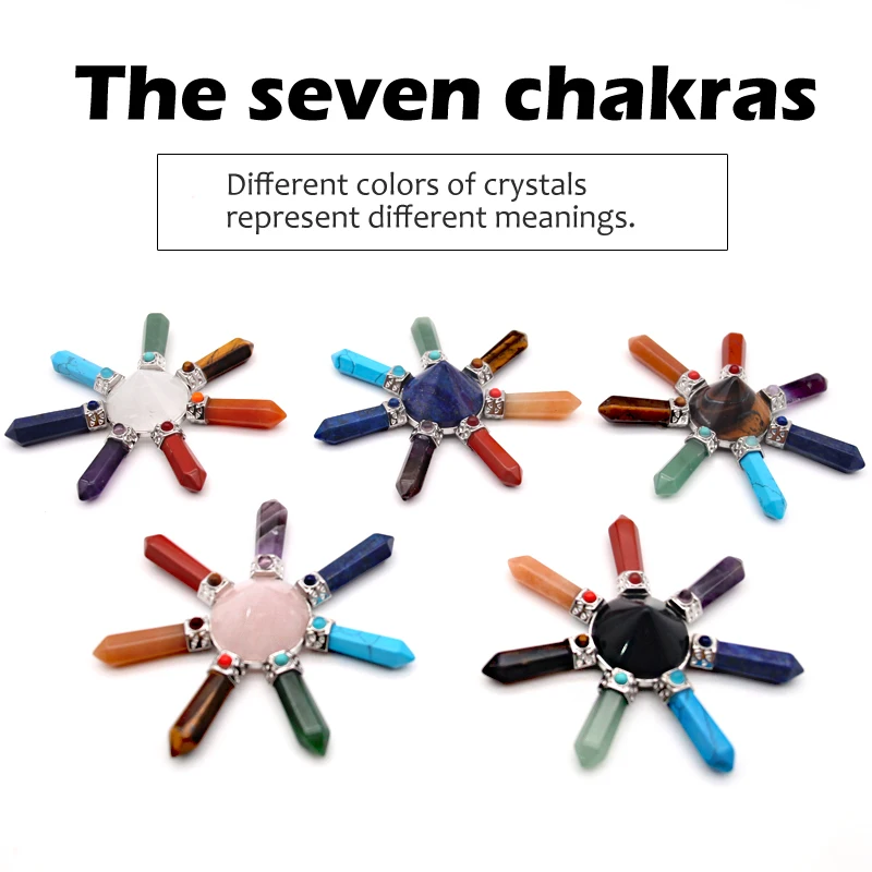 Природный пирамидный кристаллический энергетический генератор чакр каменные