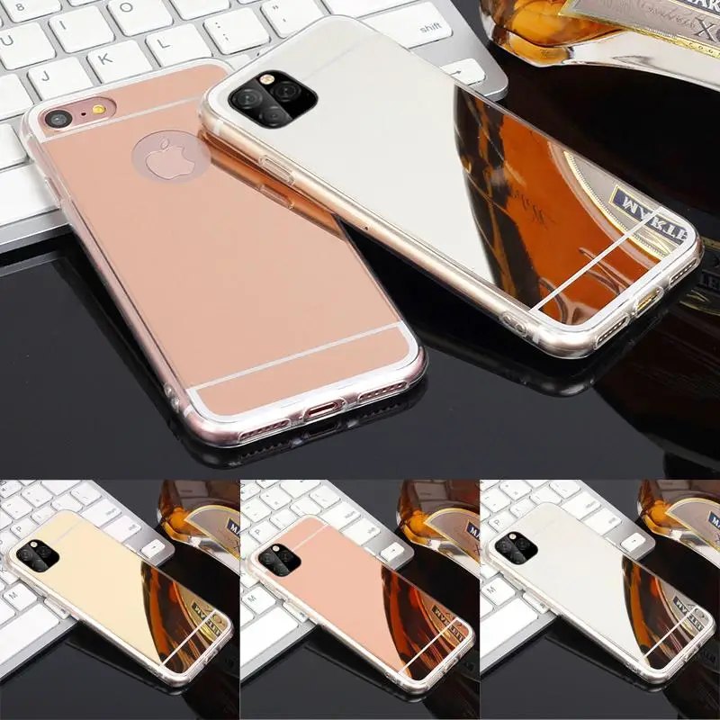 Luxury Mirror TPU Case For iPhone 11 X XS Max XR 7 8 6 S Plus Phone Pro MAX 2019 Silicone Cover Soft |