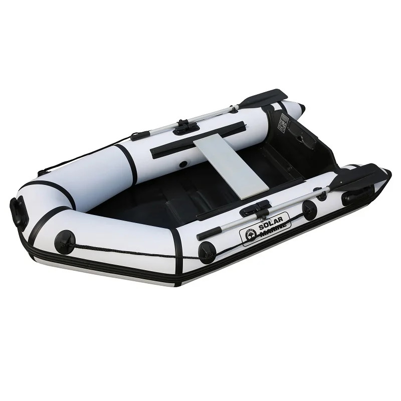 Solarmarine MC230-1 PVC Inflatable Assault Boat Speed Kayak Canoe Hovercraft Fishing boat Surfing Wooden Floor 3Person 2.3M