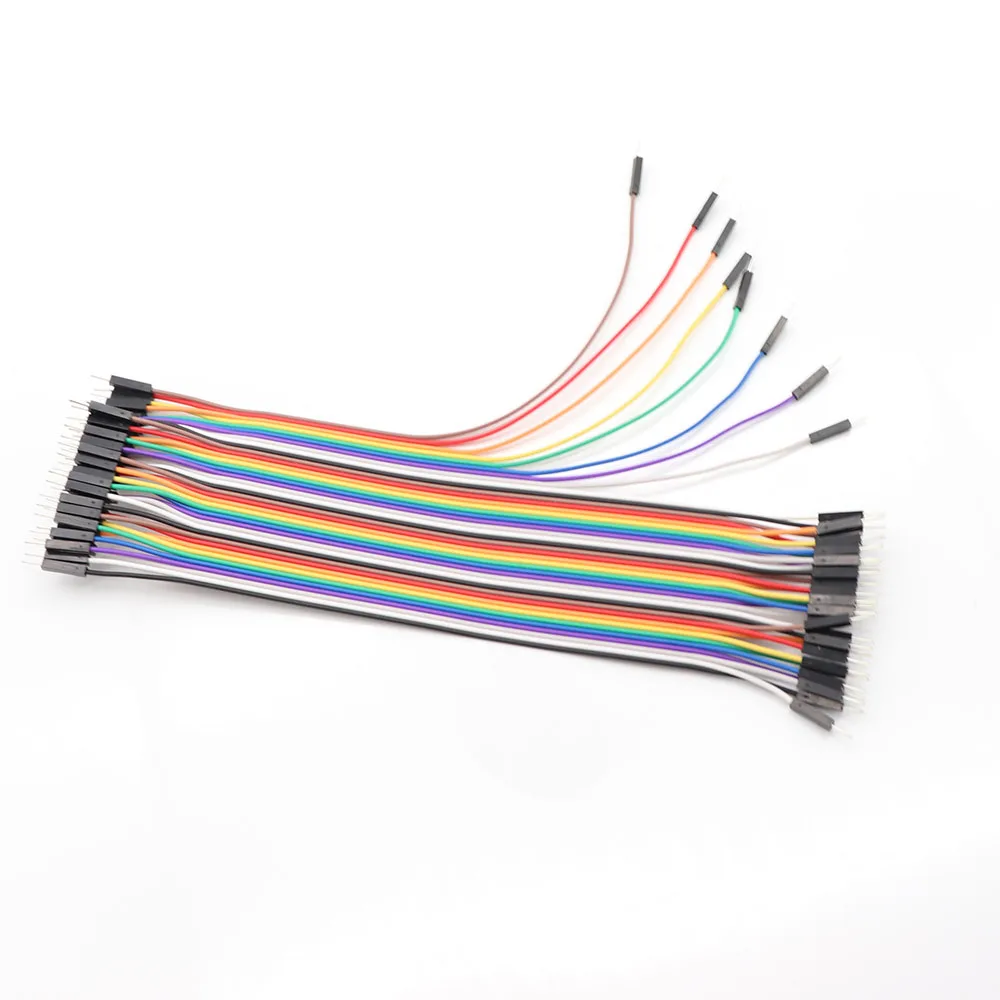 Dupont Line 40 шт. 10 см Мужской Женский Dupont перемычка провода Dupont кабель для arduino diy kit Dupont Line 40 шт. 10 см Мужской Женский Dupont перемычка провода Dupont кабель для arduino diy kit