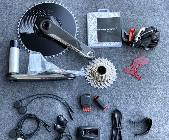SRAM красный этап AXS TT 12S шоссейный велосипед полный комплект 170 мм 172 5 | Спорт и