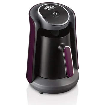 

Arzum Okka Minio OK004 Automatic Turkish Coffee Maker Machine, 4 Cups Capacity (300 ML.) Washable Coffee Pot, Sound Alert System