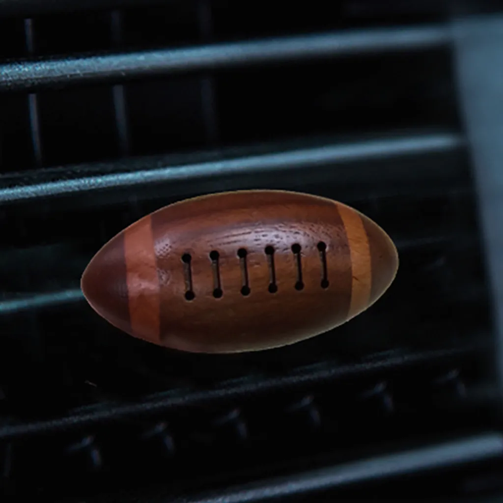 Автомобильный зажим для ароматизатора персонализированный регби модный дизайн автомобиля аксессуары ароматные украшения Подарки Высокое качество Аромат Материал# P15