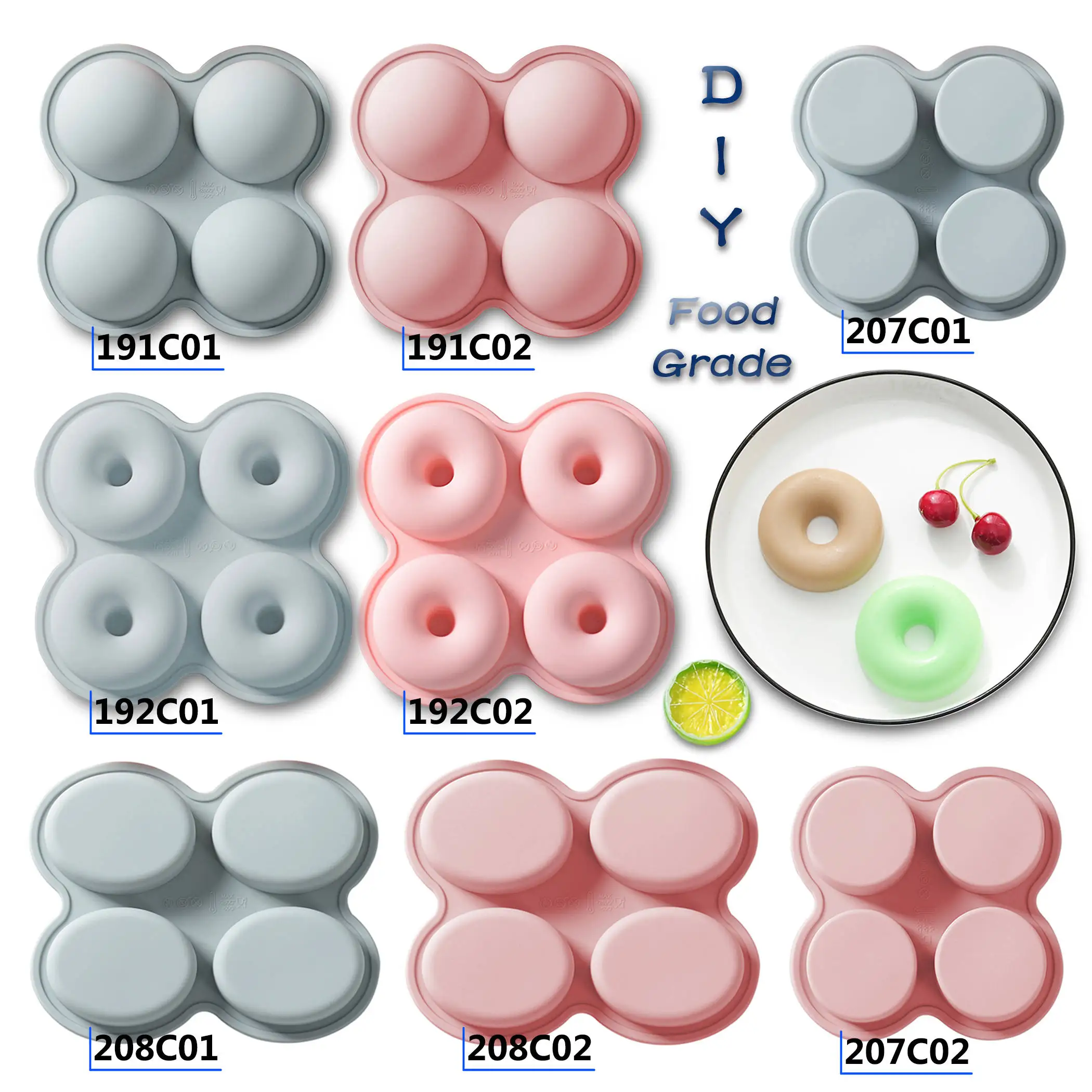 

Heat Resisting Food Grade Silicone Baking Mold for Cupcake Cookie Dessert