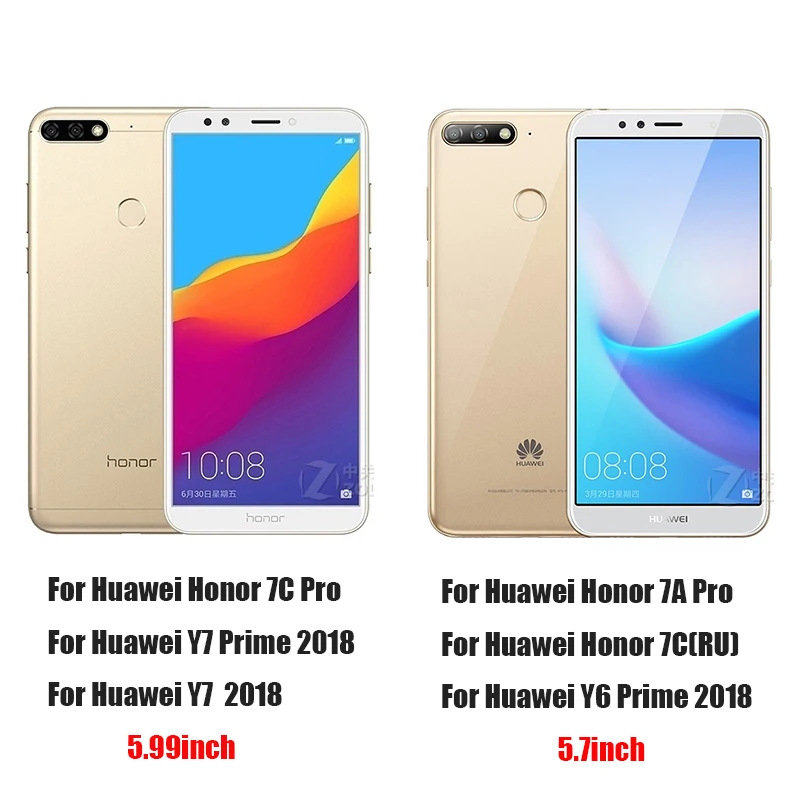 Huawei Honor 7A Pro Чехол Y6 Prime 5," Задняя крышка Роскошный чехол для телефона для huawei Honor 7C Pro 5,99" PC жесткие сумки оболочка