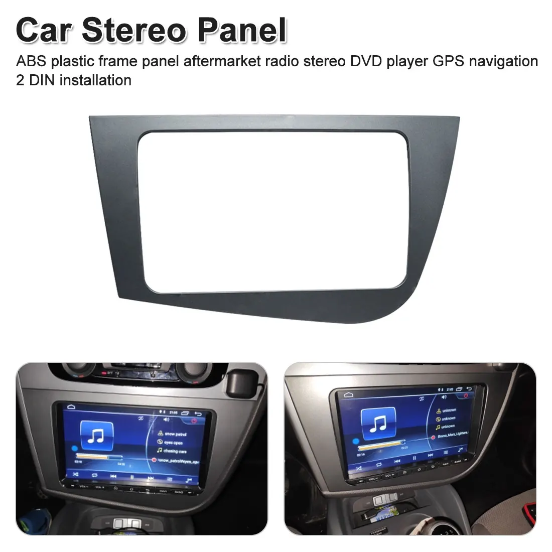 Подходит для Seat Leon/Toledo аудио конверсионная рамка панель DVD рамка Кронштейн левый Титан радио фасции ремонт рамка 2 DIN