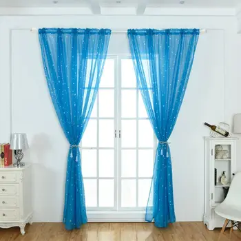 

Window Sheer Curtains for Bedroom Living Room Solid Elegant Net Drapes 2 Panels Width 39 x Length 106 Inches