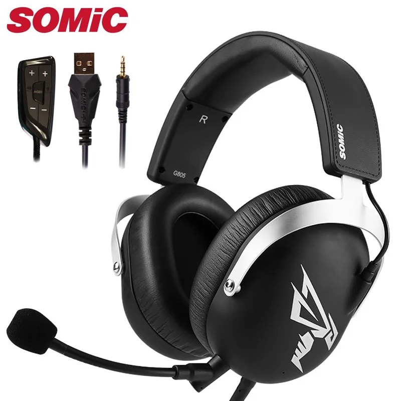 Игровые наушники гарнитура 3 5 мм USB с микрофоном ПК телефона компьютера PS4 Xbox