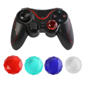 

2pcs Transparent 3D Analog Joystick Caps Protector Acrylic Thumbstick Grip Joystick Protective Cover for PS4/Slim/PRO Controller